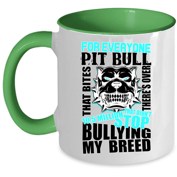 Best Gift For Pit Bull Lovers Coffee Mug, Cool Pit Bull Accent Mug