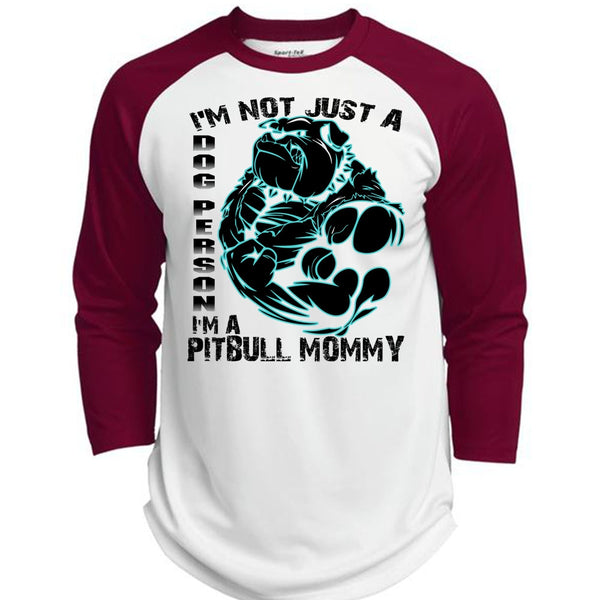 I'm Not Just A Dog Person T Shirt, I Love Pit Bull T Shirt, Awesome T-Shirts  (Polyester Game Baseball Jersey)