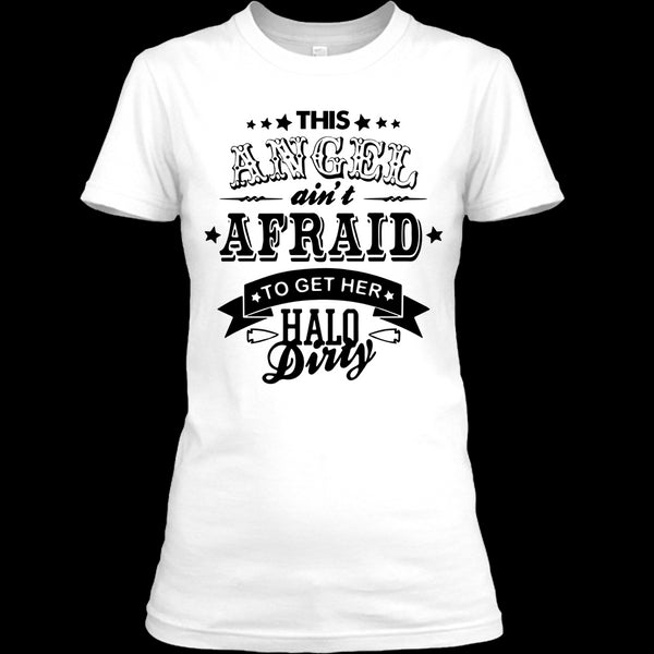 A black t-shirt with the shopify logo