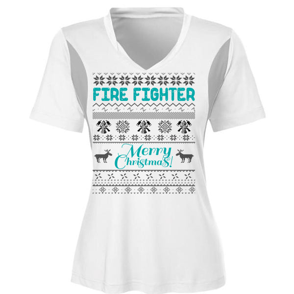Firefighter Merry Christmas T Shirt, I Love Firefighter T Shirt, Awesome T-Shirts