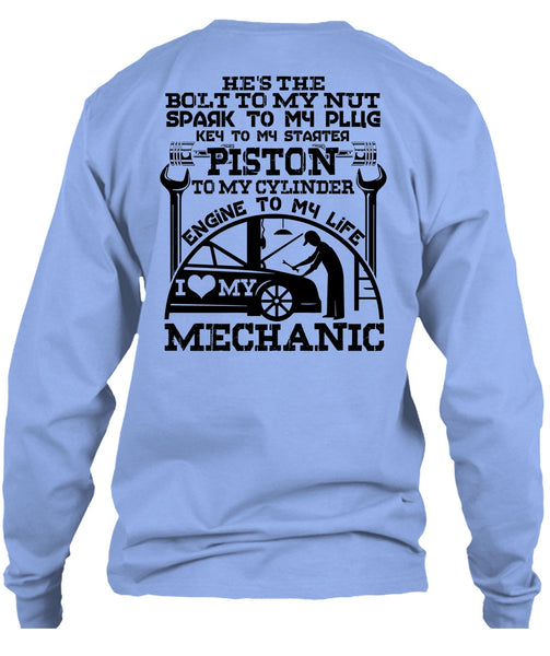 Engine To My Life T Shirt, Being A Mechanic T Shirt