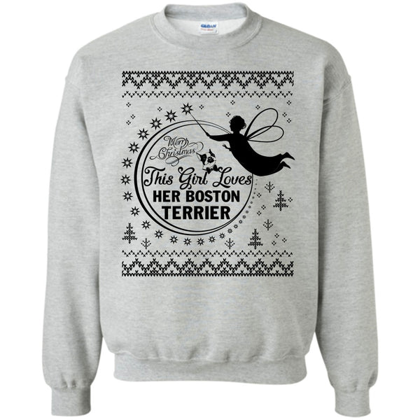 Coolest Boston Terrier T Shirt, Merry Christmas Sweatshirt