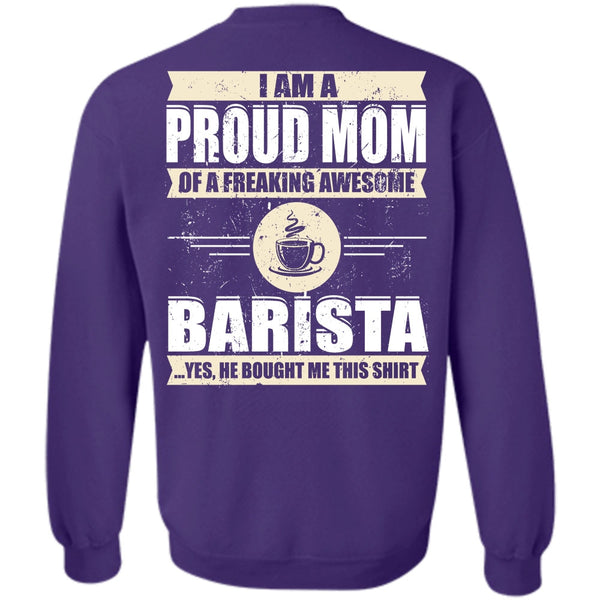 Awesome Barista T Shirt, I Love Barista Sweatshirt