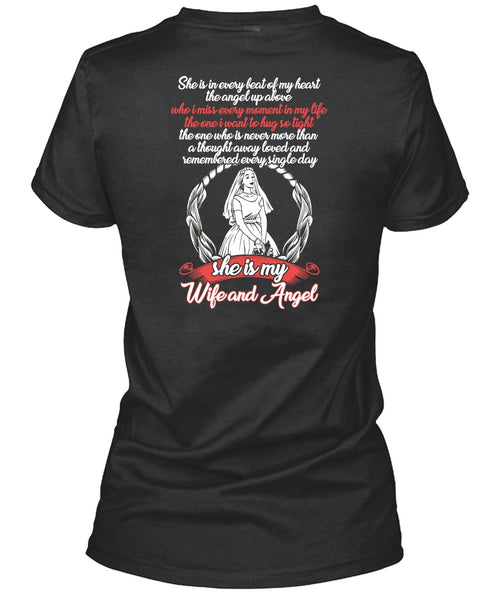 She Is My Wife And Angel T Shirt, Beat Of My Heart T Shirt