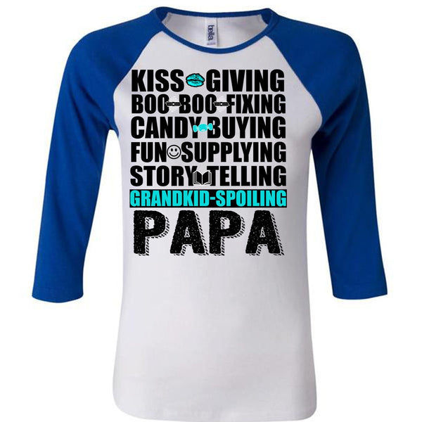 Grandkid-Spoiling Papa T Shirt, I Love Papa T Shirt, Awesome T-Shirts