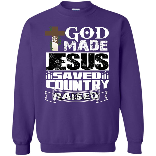 Save Country Raised T Shirt, Coolest Jesus Sweatshirt