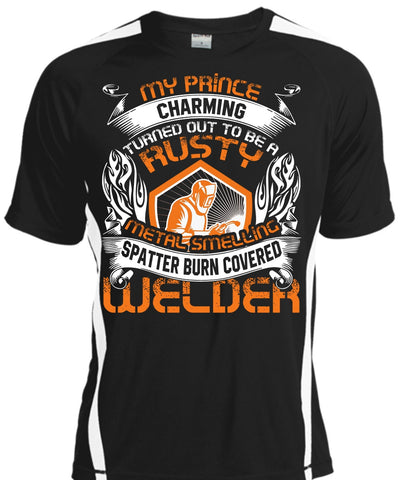 A black t-shirt with the shopify logo