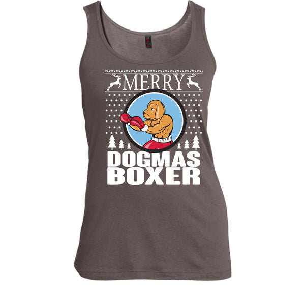 Merry Dogmas Boxer T Shirt, Coolest Merry Christmas T Shirt, Cool T Shirt