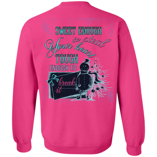 This Girl Loves Christmas T Shirt, Sweet Enough To Steal Your Heart Sweatshirt