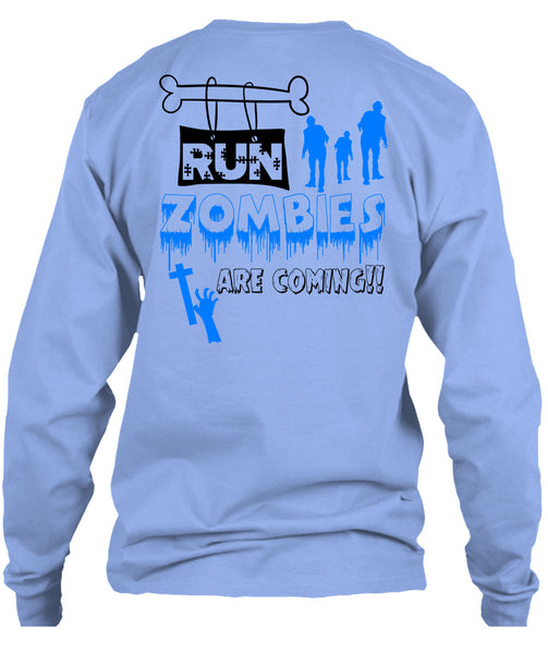 Run Zombies Are Coming T Shirt, Wait For Halloween T Shirt