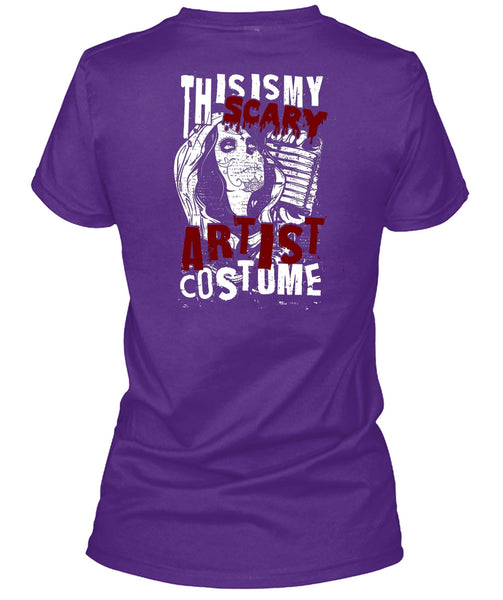 This Is My Scary Artist Costume T Shirt, Being A Hair Stylist T Shirt