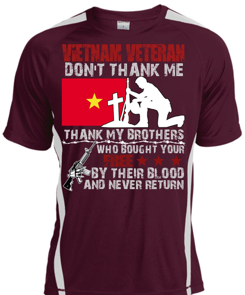 Vietnam Veteran T Shirt, Thank My Brothers T Shirt, Cool Shirt