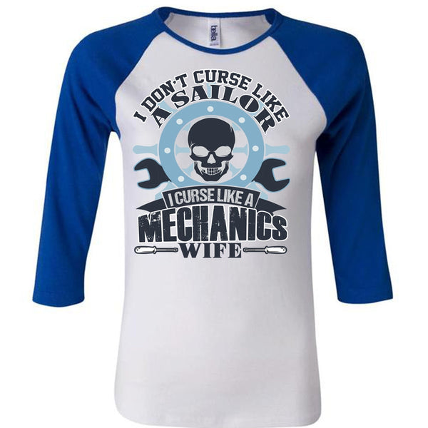I Curse Like A Mechanic's Wife T Shirt, I Love Mechanic T Shirt, Awesome T-Shirts