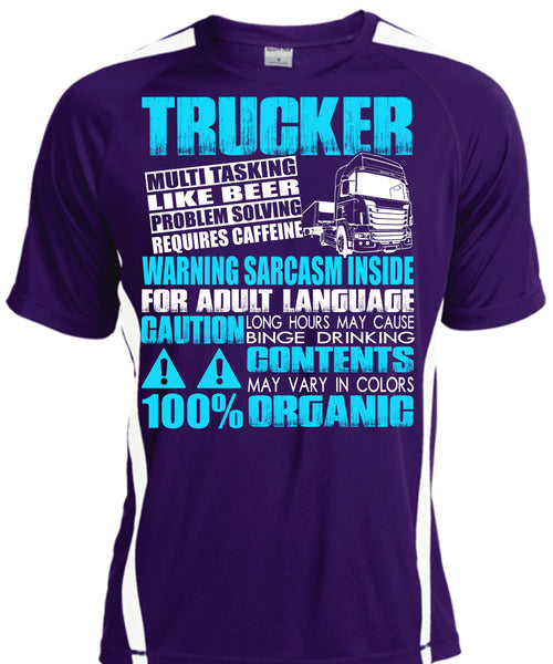 Trucker Multitasking Like Beer T Shirt, I Love Beer T Shirt, Cool Shirt