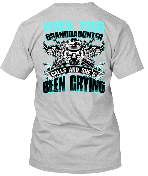 When Your Granddaughter Calls T Shirt, I Love Grandkid T Shirt