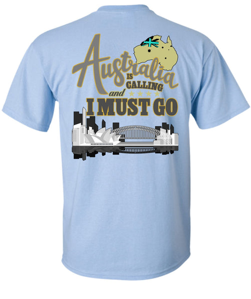 Australia Is Calling T Shirt, I Love Australia T Shirt
