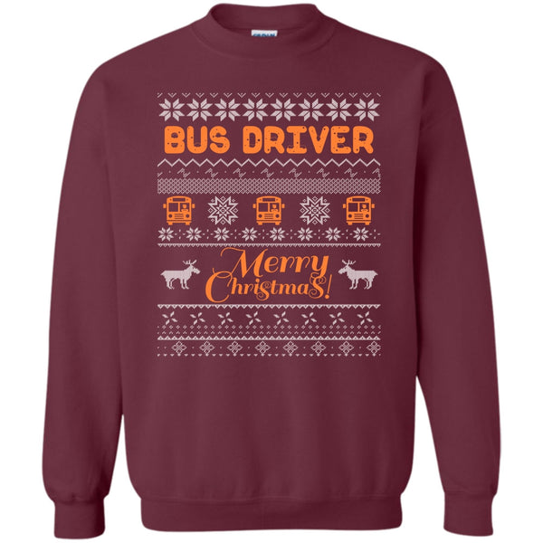 Coolest Bus Driver T Shirt, Gift For Merry Christmas Sweatshirt