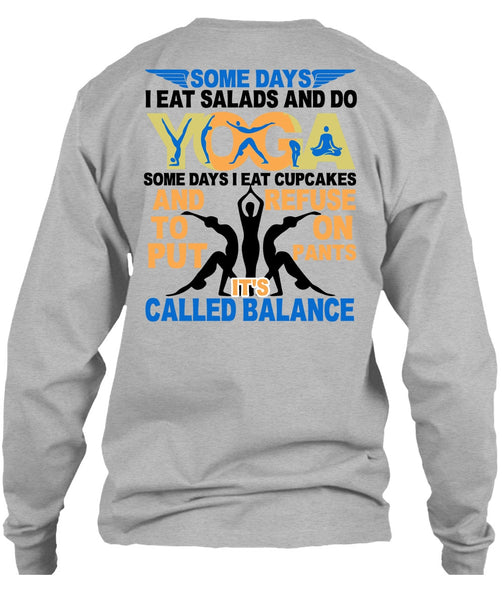 I Eat Salads And Do Yoga T Shirt, I Love Yoga T Shirt