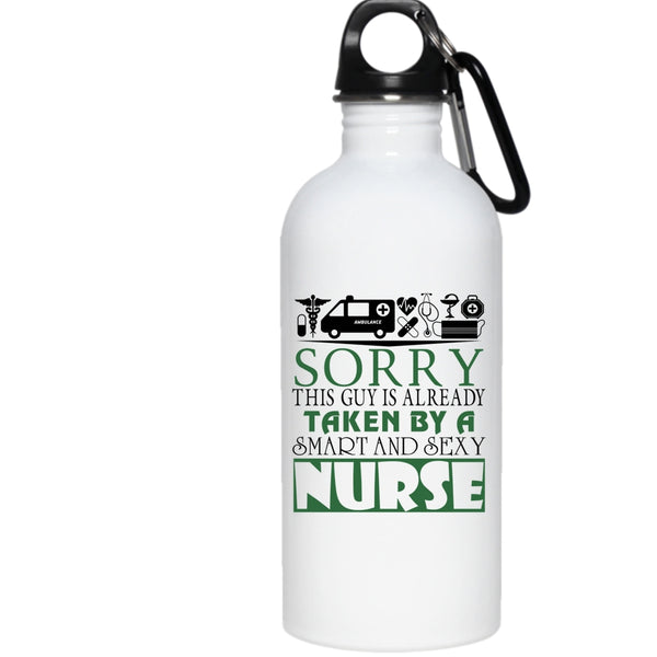 This Guy  Is Already Taken By A Smart Nurse 20 oz Stainless Steel Bottle,Married Outdoor Sports Water Bottle