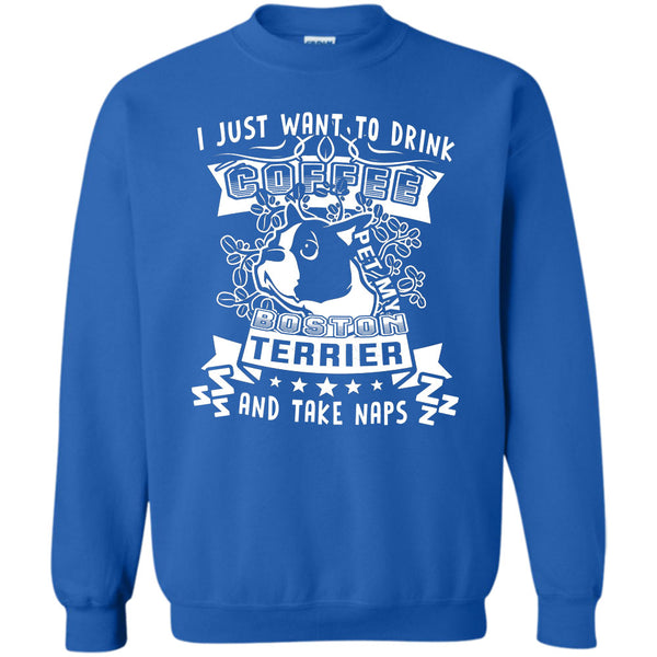 Pet My Boston Terrier And Take Nap T Shirt, Coolest Dog Lover Sweatshirt
