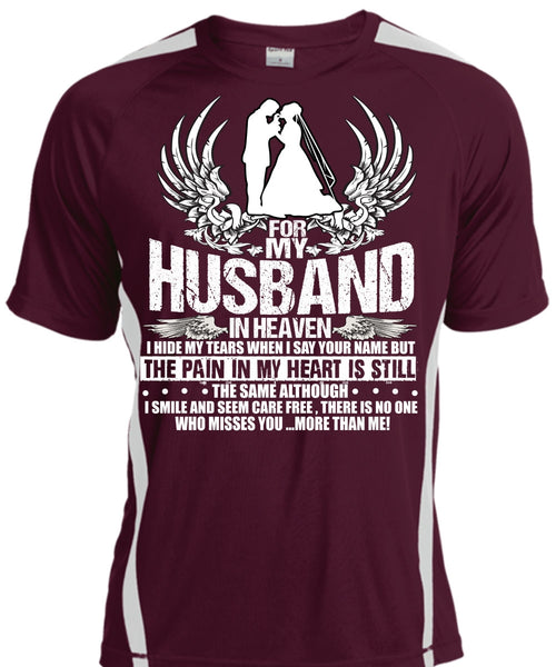 For My Husband In Heaven T Shirt, My Heart T Shirt, Cool Shirt