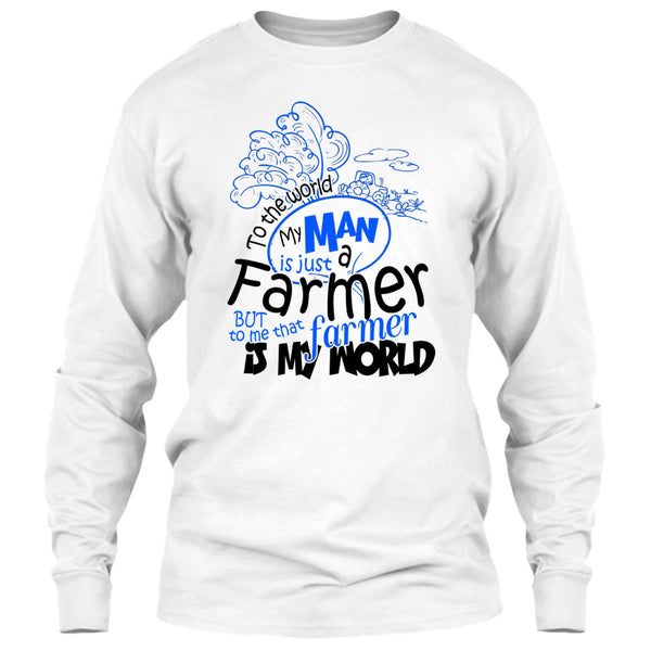 My Man Just A Farmer T Shirt, Coolest Farmer T Shirt