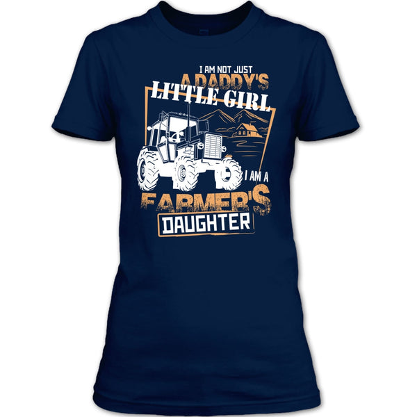 Just A Daddy's Littile Girl T Shirt, I'm A Farmer's Girl T Shirt