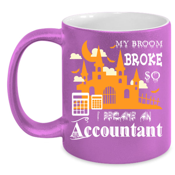 I Became An Accountant Coffee Mug, Halloween Coffee Cup