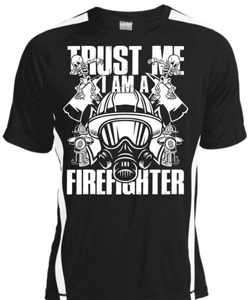 A black t-shirt with the shopify logo