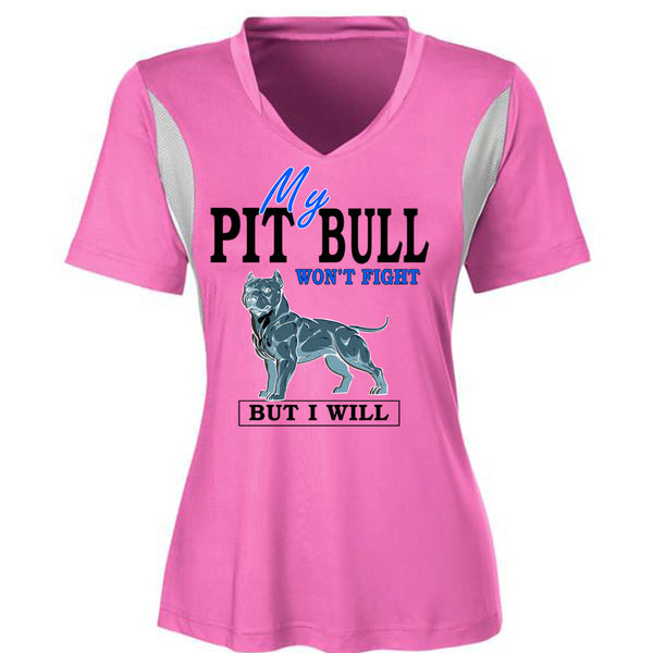 My Pit Bull Won't Fight T Shirt, I Love Dogs T Shirt, Awesome T-Shirts