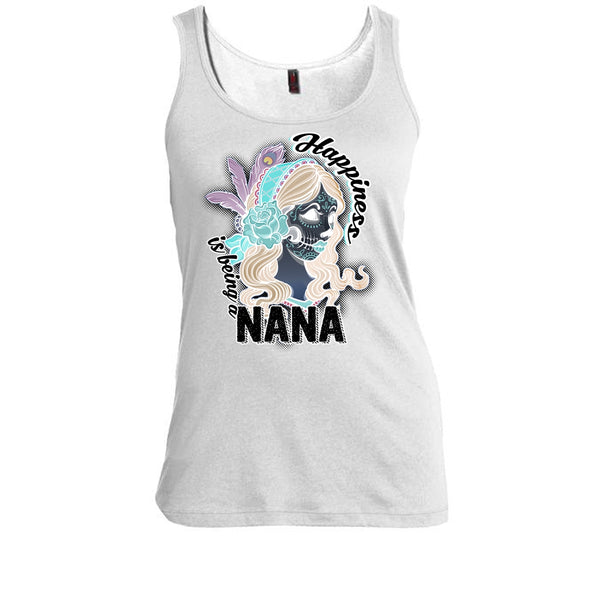 Happiness Is Being A Nana T Shirt, Gift For Nana Tank Top