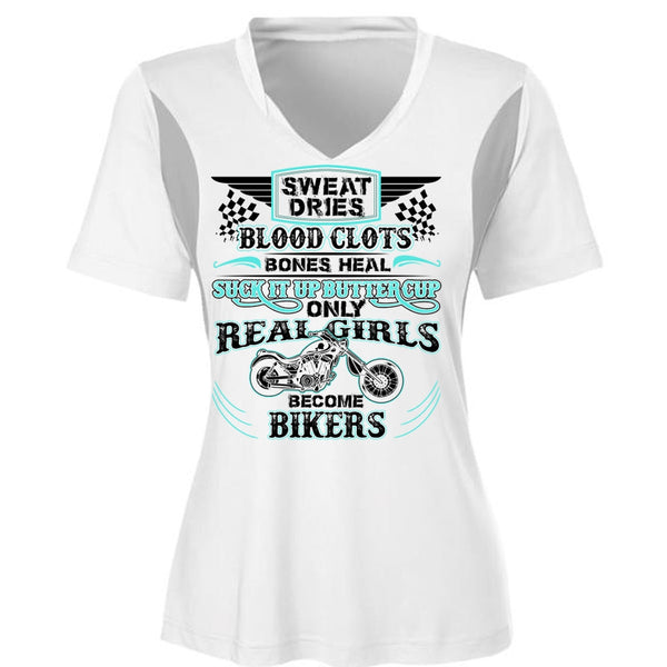 Real Girls Become Bikers T Shirt, I Love Biking T Shirt, Awesome T-Shirts