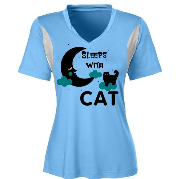Sleeps With Cat T Shirt, I Love My Cat T Shirt, Favorite T Shirt
