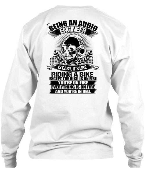 Being An Audio Engineer T Shirt, I Love Music T Shirt