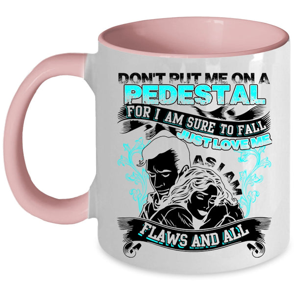 Cool Just Married Coffee Mug, I Am Sure To Fall Just Love Me Accent Mug