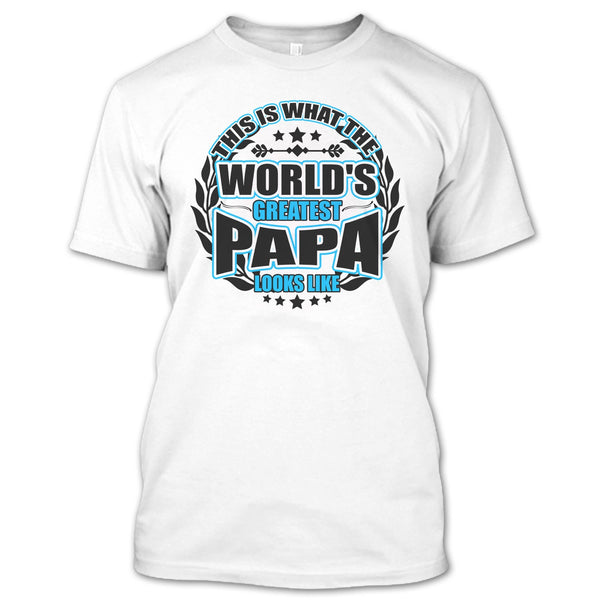 A black t-shirt with the shopify logo