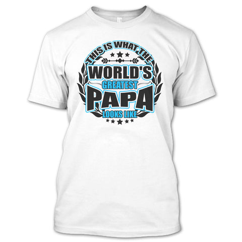 A black t-shirt with the shopify logo