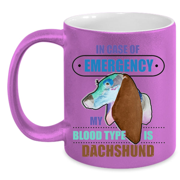 Gift For Dog Lovers Coffee Mug, My Dachshund Accent Mug