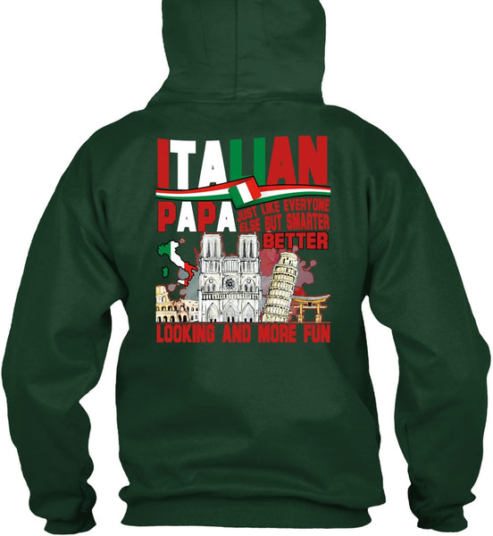 Italian Papa T Shirt, Smarter Looking T Shirt