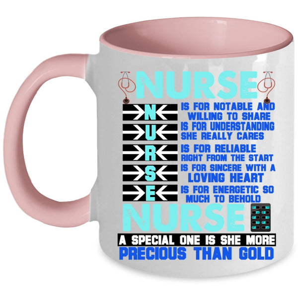 Awesome Gift For Nurse Coffee Mug, Nurse Accent Mug