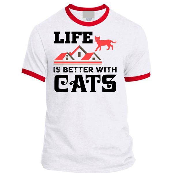 Life Is Better With Cats T Shirt, Home T Shirt, Favorite T Shirt