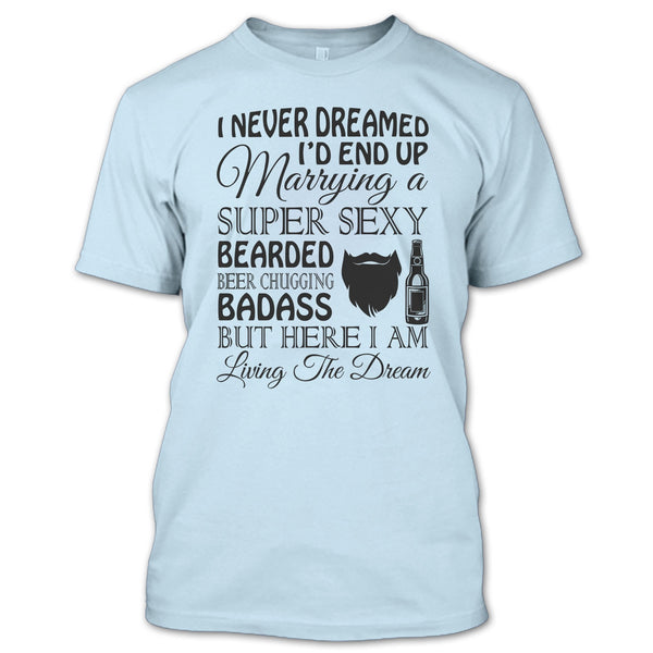 A black t-shirt with the shopify logo