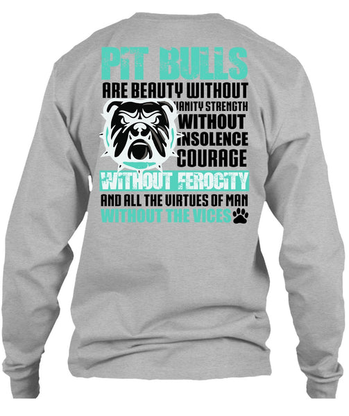 Pit Bulls Are Beauty T Shirt, I Love Pit Bull T Shirt