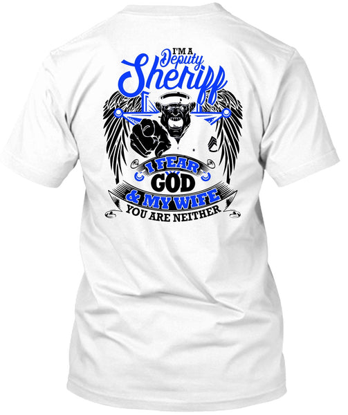 A black t-shirt with the shopify logo