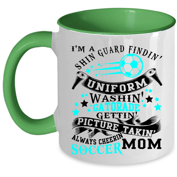 Cute Soccer Mom Coffee Mug, I'm A Soccer Mom Accent Mug