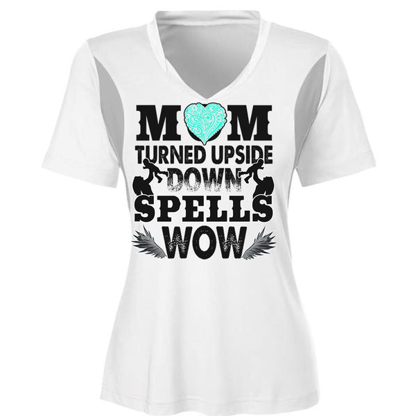 Mom Turned Upside Down Spells T Shirt, I Love Mom T Shirt, Awesome T-Shirts