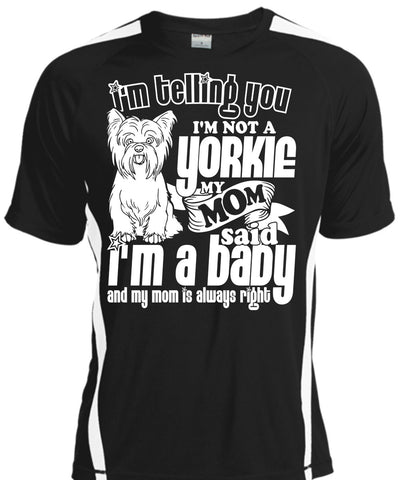 A black t-shirt with the shopify logo