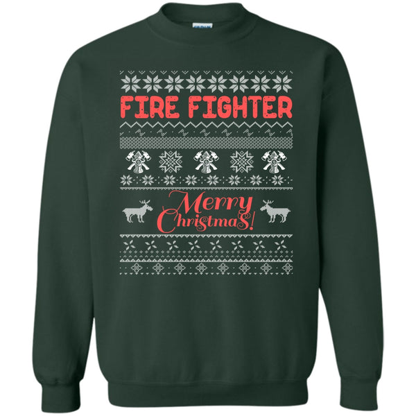 Coolest Firefighter T Shirt, Gift For Merry Christmas Sweatshirt