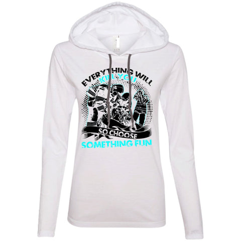 A black t-shirt with the shopify logo