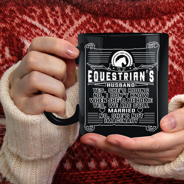 Equestrian's Husband Coffee Mug, Funny Gift For Husband Coffee Cup